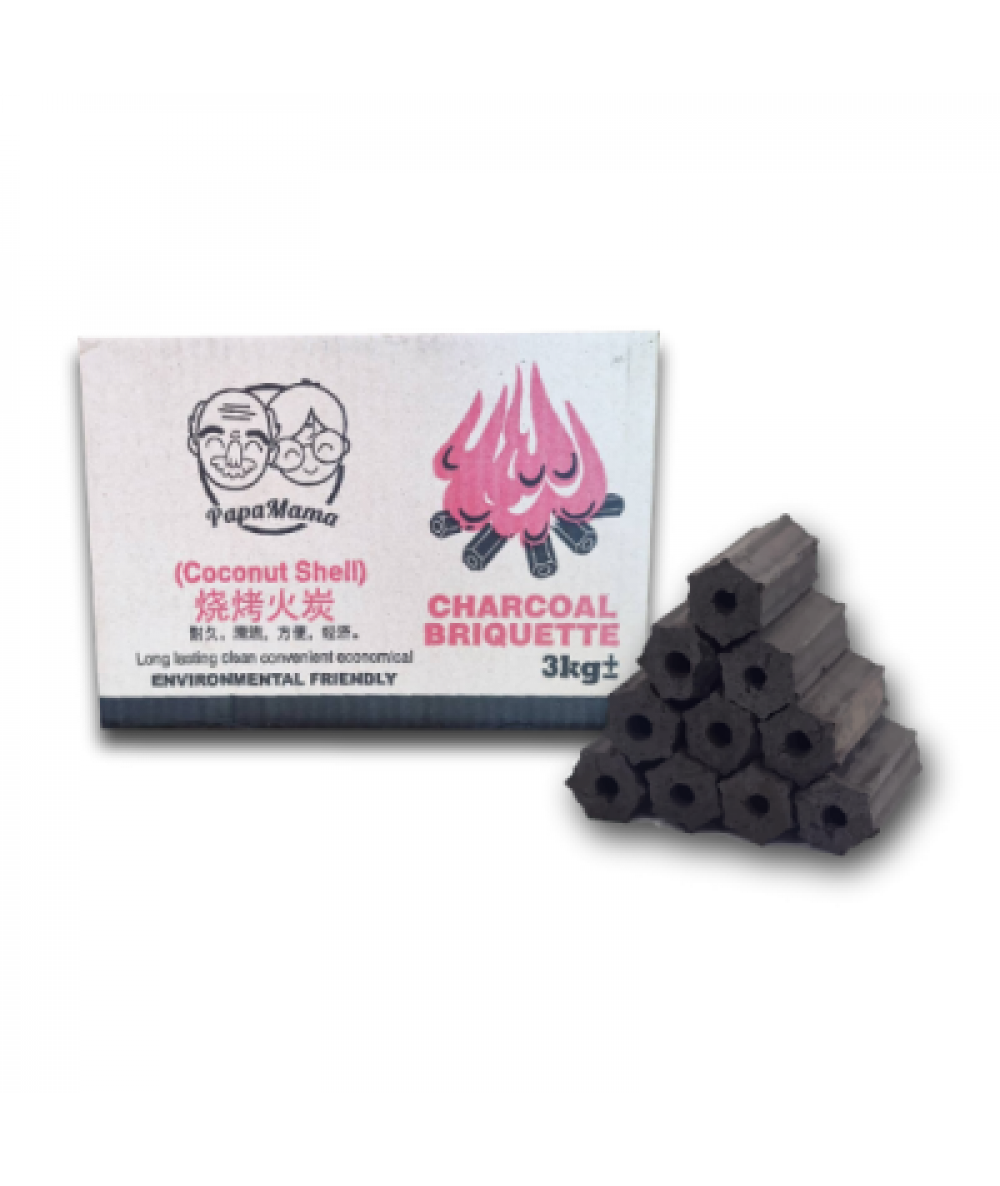 PapaMama Charcoal Briquette 3kg