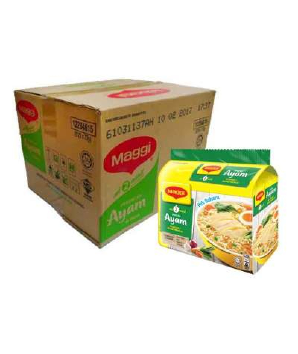 Maggi Ayam 12(5+1X77g) - CTN