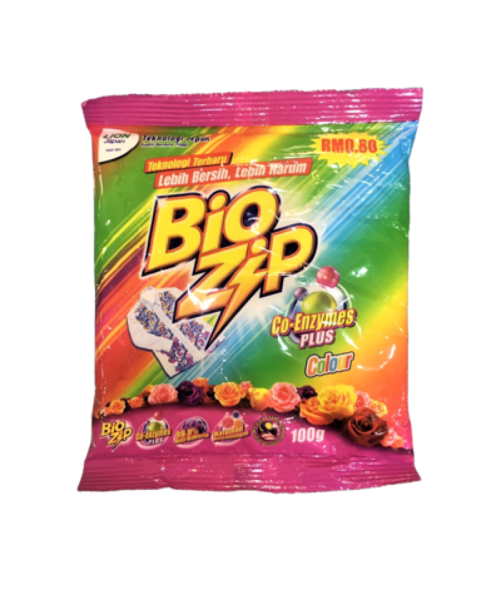 Bio Zip Det Powder Colour*144 100g