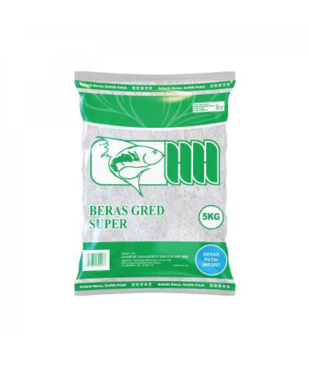 HH Beras Green Fish Super 5%  5 kg