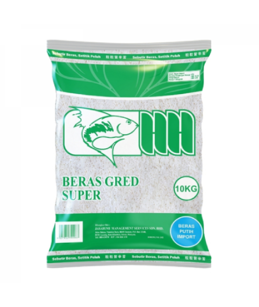 HH Beras Green Fish Super 5% 10kg