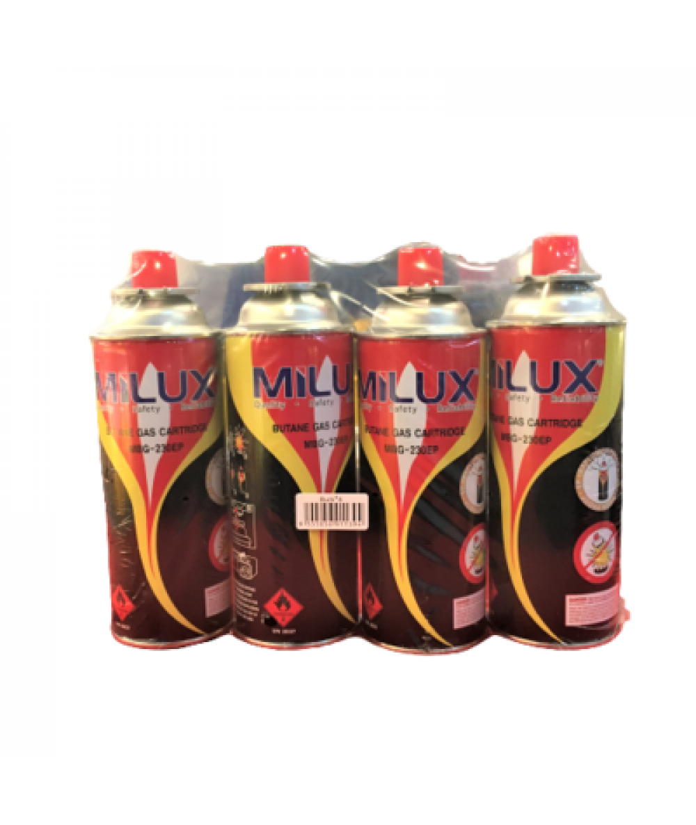 Milux Liquefied BBQ Gas 4x230g-OTR