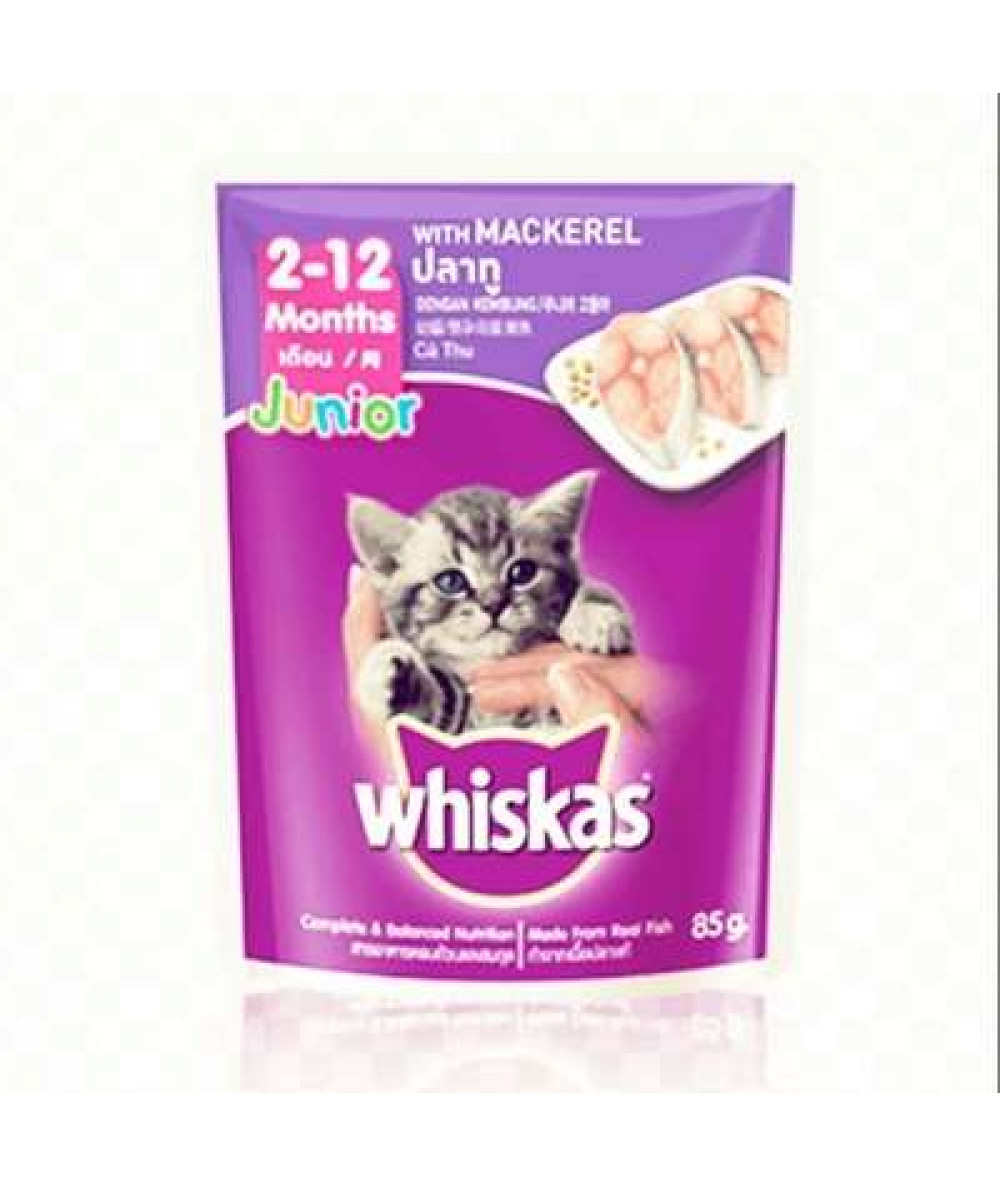 Whiskas Junior Mackerel*14 80g