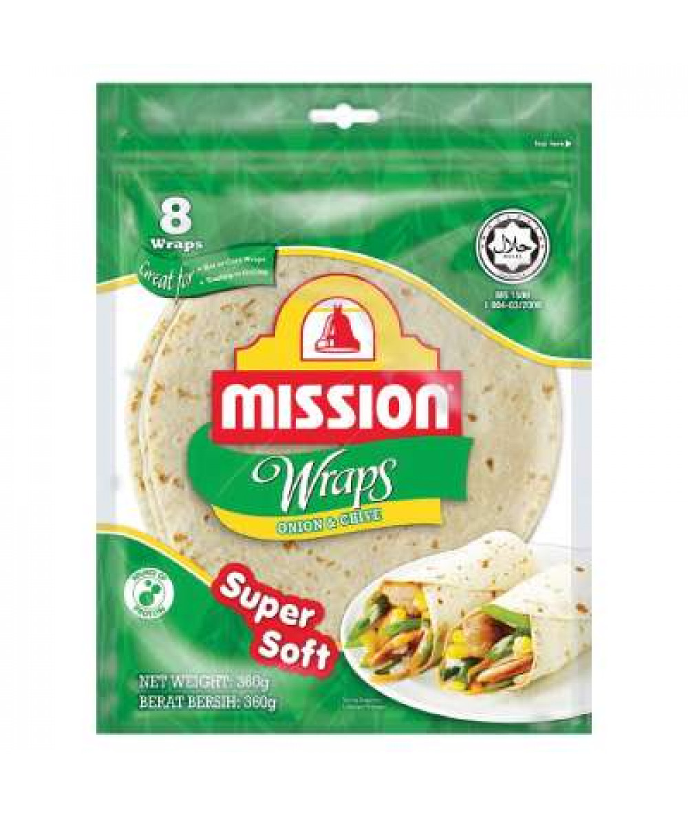 MS Wraps Onion Chive 8's *10 360g