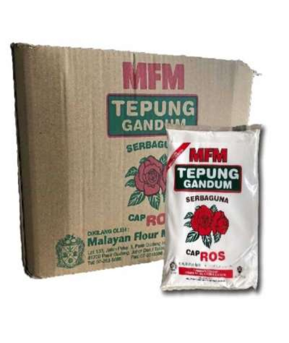 MFM Cap Rose Tepung Gandum 12x850g-CTN