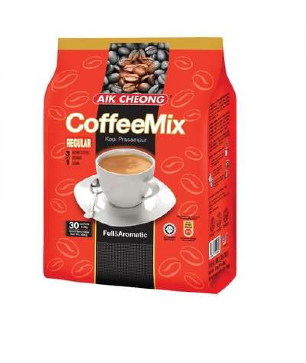 Aik Cheong 3in1 Coffee Mix Regular*24 25'sx18g