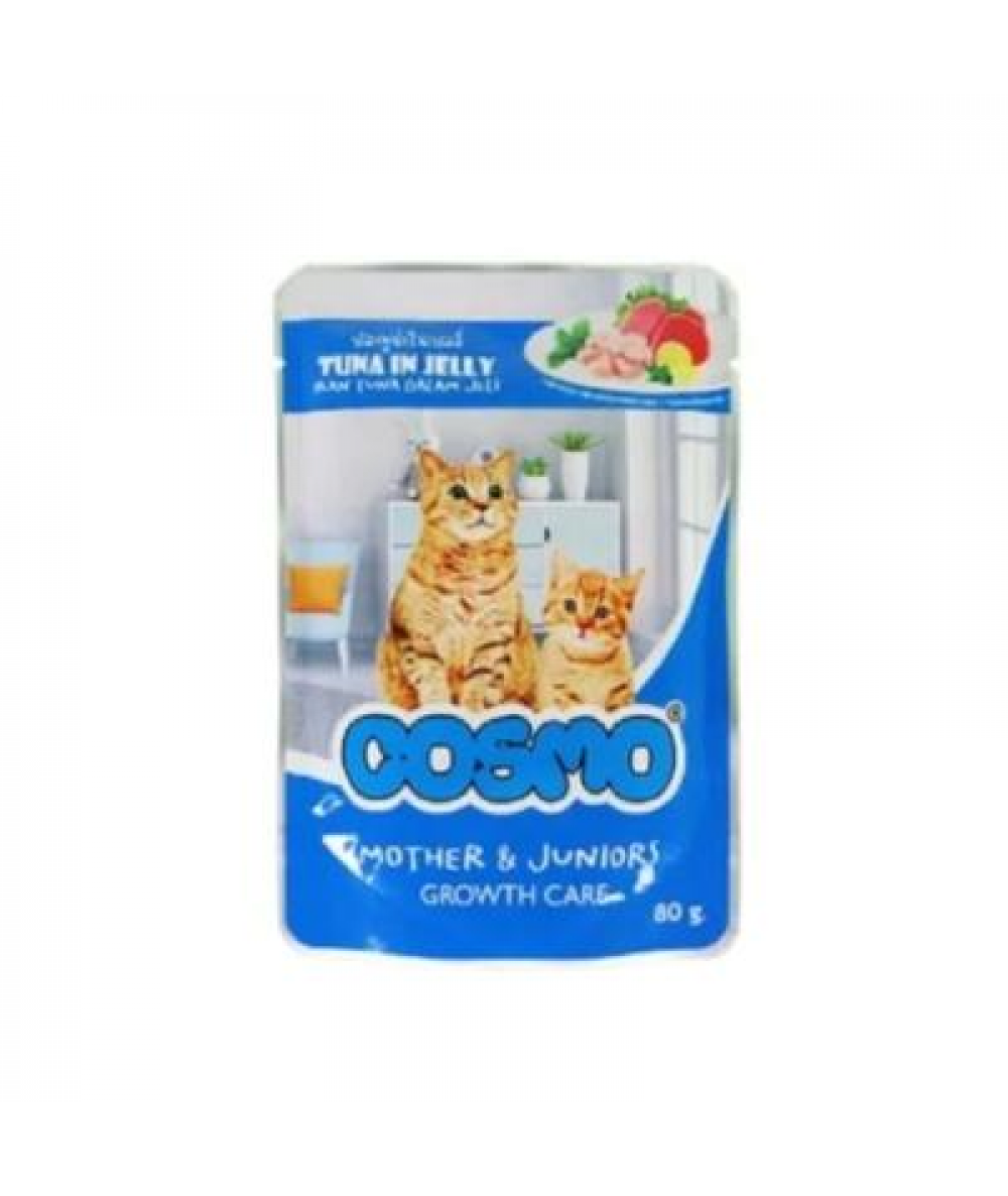 Cosmo Wet Cat Food (Tuna in Jelly)*48 80g