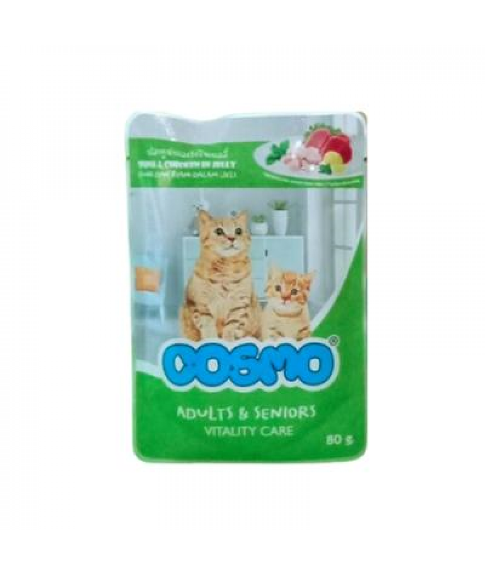 Cosmo W.Cat Food (Tuna&Chickn in Jelly)*48 80g