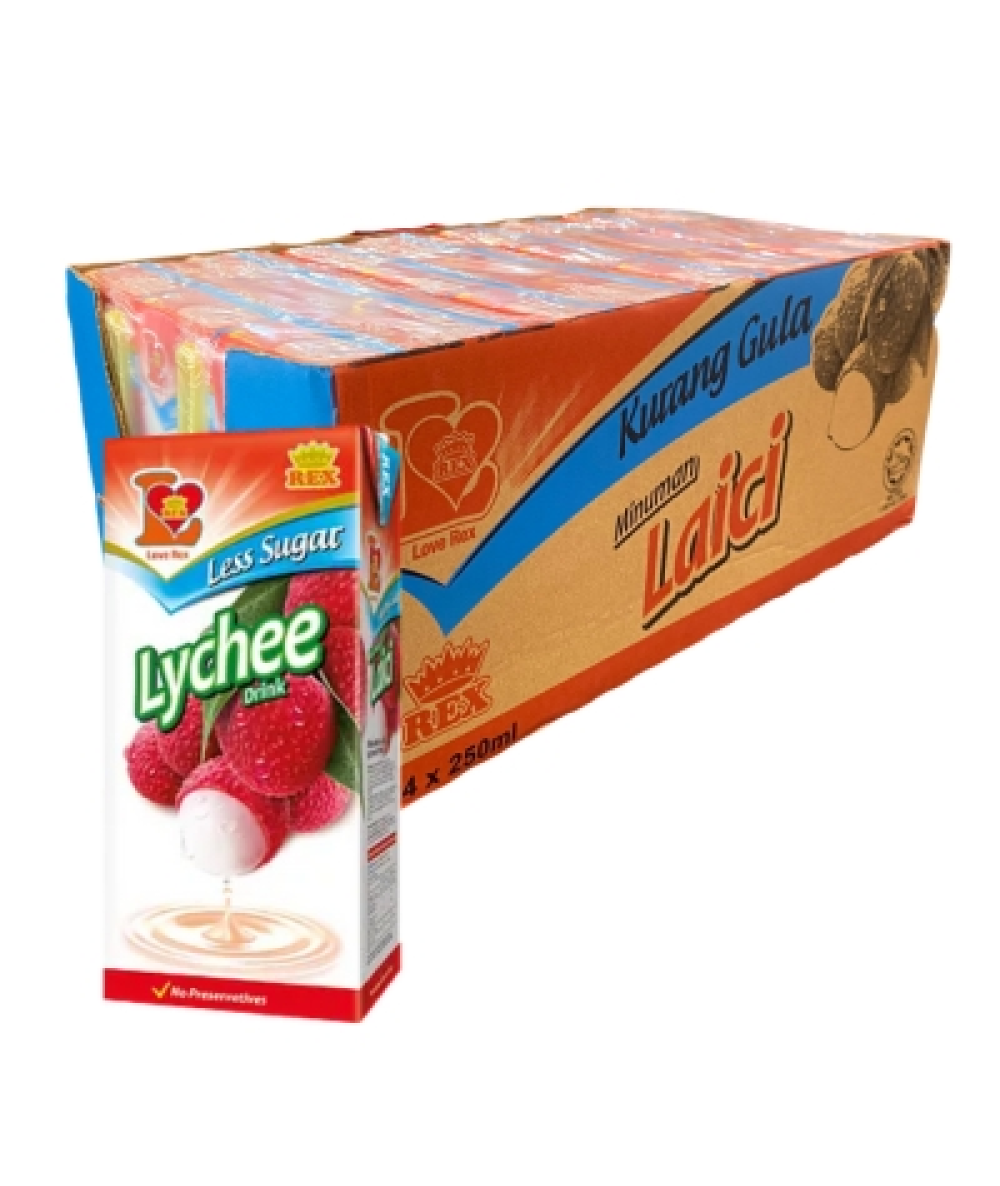 Rex Lychee Drink 4(6x250ml)-CTN