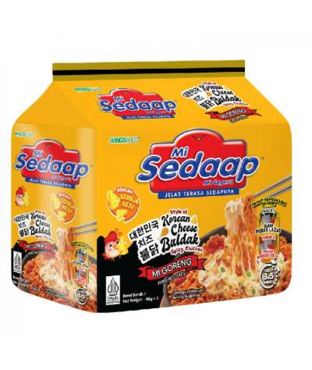 Mi Sedaap Korean Cheese Buldak*8 (5x87g)