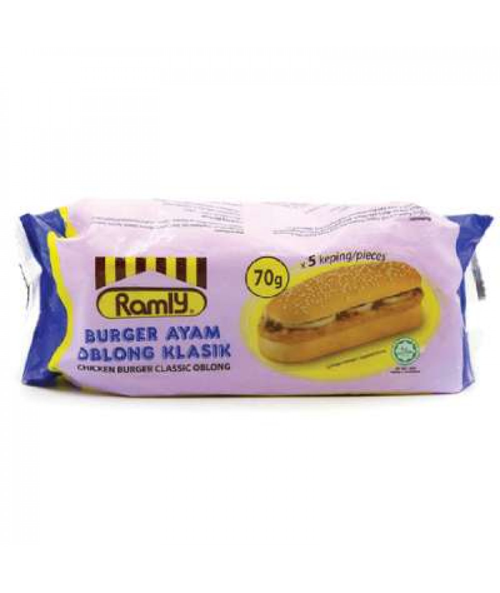 Ramly Burger Ayam Oblong Klasik*36 350g